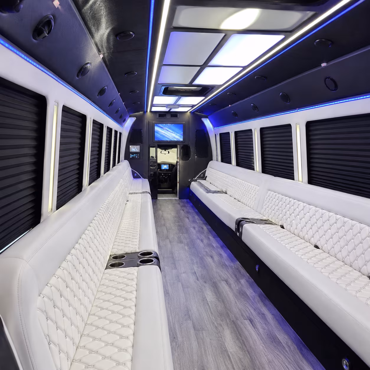 hayward corporate retreat shuttle bus rentals
