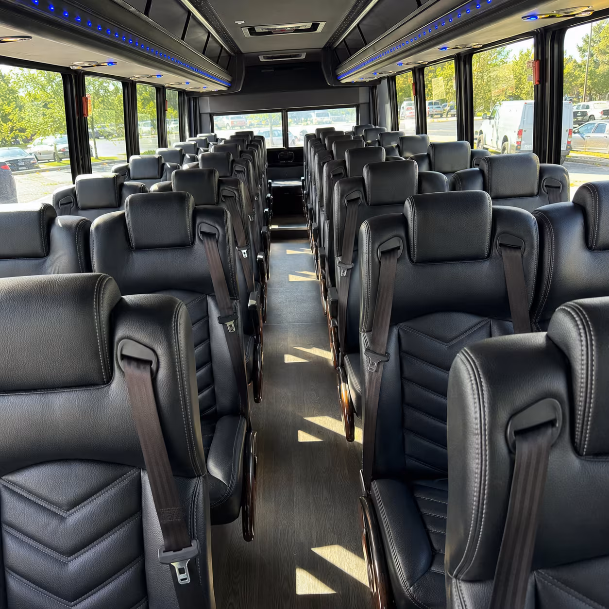 the bus type and amenities